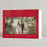 "Lunar Celebration" - Lunar New Year Cards in Garnet by Heather Schertzer - Folded Card