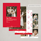 "Sketched Lanterns" - Lunar New Year Cards in Peace by Tamara Hilje - Back of Card Options