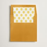 "Merry, Merry!" - Slip-In Envelope Liners in Daffodil by Alston Foster - Liner in envelope