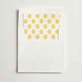 "Merry, Merry!" - Slip-In Envelope Liners in Daffodil by Alston Foster - Liner in white envelope