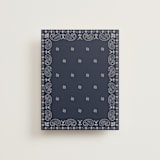 "Bandana" - Slip-In Envelope Liners in Navy by Minted - Full Liner
