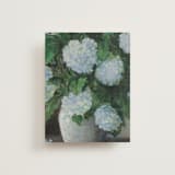 "Hydrangeas" - Slip-In Envelope Liners in Periwinkle by Kate Ahn - Full Liner