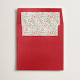 "Pink Ditsy Floral" - Slip-In Envelope Liners in Rose by Paper Sun Studio - Liner in envelope