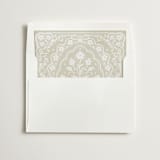 "Cream Written in Romance" - Slip-In Envelope Liners in Ivory by Zove Ahhh - Liner in envelope