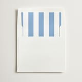 "Cabana Stripe" - Slip-In Envelope Liners in Capri by Minted - Liner in envelope