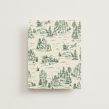 "Green Christmas Toile" - Slip-In Envelope Liners in Forest by Jennifer Lew - Full Liner