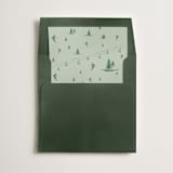 "Ski Time" - Slip-In Envelope Liners in Sage by Jen Ramsey - Liner in envelope