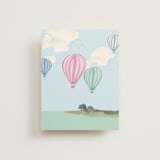 "Hot air balloons" - Slip-In Envelope Liners in Petal by Teju Reval - Full Liner