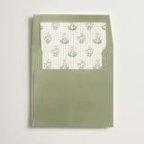 "Patterned florals" - Slip-In Envelope Liners in Garden by Creo Study - Liner in envelope