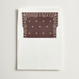 "Bandana" - Slip-In Envelope Liners in Leather by Minted - Liner in envelope