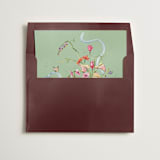 "Florada" - Slip-In Envelope Liners in Mint by Pati Cascino - Liner in envelope