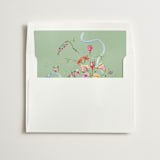 "Florada" - Slip-In Envelope Liners in Mint by Pati Cascino - Liner in white envelope