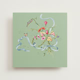 "Florada" - Slip-In Envelope Liners in Mint by Pati Cascino - Full Liner