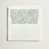 "Yellow Ditsy Floral" - Slip-In Envelope Liners in Hydrangea by Paper Sun Studio - Liner in white envelope