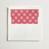 "Merry, Merry!" - Slip-In Envelope Liners in Ruby by Alston Foster - Liner in white envelope