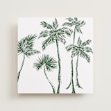 "Dark Green Palm Trees" - Slip-In Envelope Liners in Forest by Lucrecia Caporale - Full Liner