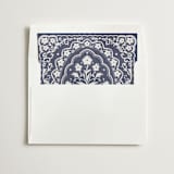 "Written in Romance" - Slip-In Envelope Liners in Deep Moon by Zove Ahhh - Liner in envelope