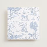 "Blue Baby Toile" - Slip-In Envelope Liners in Sky by Teju Reval - Full Liner
