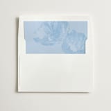 "Maximalist Poppies" - Slip-In Envelope Liners in Pigeon by Morgan Kendall - Liner in white envelope