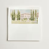 "Giardino" - Slip-In Envelope Liners in Celadon by Pati Cascino - Liner in white envelope