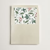 "Christmas wrapping" - Slip-In Envelope Liners in Wreath by Rebecca Durflinger - Liner in envelope