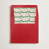 "Oh Christmas Tree" - Slip-In Envelope Liners in Cookie Dough by Sarah Rosenthal - Liner in envelope