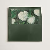 "Hydrangeas" - Slip-In Envelope Liners in Cream by Kate Ahn - Liner in envelope