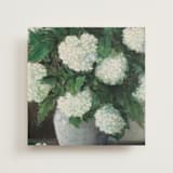 "Hydrangeas" - Slip-In Envelope Liners in Cream by Kate Ahn - Full Liner