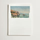 "Ocean Flowers" - Slip-In Envelope Liners in Ocean by Wendy Keller - Liner in white envelope