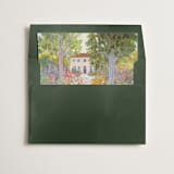 "Wedding Venue" - Slip-In Envelope Liners in Garden by Jacquelyn Sloane Siklos - Liner in envelope