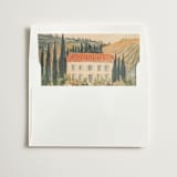 "Vintage Tuscan Wedding" - Slip-In Envelope Liners in Garden by Jacquelyn Sloane Siklos - Liner in white envelope