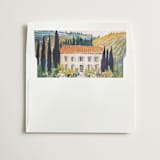 "Tuscan Wedding" - Slip-In Envelope Liners in Garden by Jacquelyn Sloane Siklos - Liner in white envelope