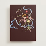 "Florada" - Slip-In Envelope Liners in Merlot by Pati Cascino - Full Liner