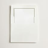 "Border" - Slip-In Envelope Liners in Olive by Minted - Liner in white envelope