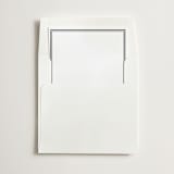 "Border" - Slip-In Envelope Liners in Noir by Minted - Liner in white envelope