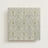 "Dark Green Moroccan Print" - Slip-In Envelope Liners in Celeste by Gwen Bedat - Full Liner