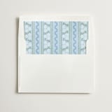 "Hydrangea Vines" - Slip-In Envelope Liners in Nautical by Madhvi Samimi - Liner in envelope