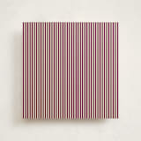 "Brown Pinstripe" - Slip-In Envelope Liners in Burgundy by Olivia Kanaley Inman - Full Liner