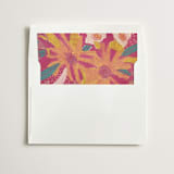 "Funky Oil Pastel" - Slip-In Envelope Liners in Mulberry by Alisa Galitsyna - Liner in white envelope