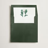 "Party Fish" - Slip-In Envelope Liners in Emerald by Jill Delavan - Liner in envelope