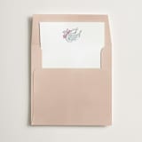 "Air Mail" - Slip-In Envelope Liners in Peony by Jill Delavan - Liner in envelope