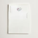 "Air Mail" - Slip-In Envelope Liners in Peony by Jill Delavan - Liner in white envelope
