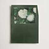 "Hydrangeas" - Slip-In Envelope Liners in Cream by Kate Ahn - Liner in envelope