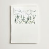 "Paradise" - Slip-In Envelope Liners in Forest by Petra Kern - Liner in white envelope