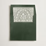 "Light Green Written in Romance" - Slip-In Envelope Liners in Antique Sage by Zove Ahhh - Liner in envelope