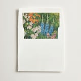 "Spring" - Slip-In Envelope Liners in Cornflower by Wendy Keller - Liner in white envelope