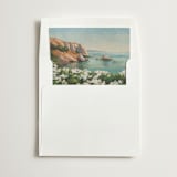 "Ocean Flowers" - Slip-In Envelope Liners in Ocean by Wendy Keller - Liner in white envelope