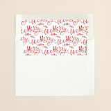 "Cloisonne" - Slip-In Envelope Liners in Festive by Lorent and Leif - Liner in envelope