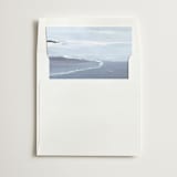 "Seaside Daisies" - Slip-In Envelope Liners in Sea by Arohika Verma - Liner in white envelope