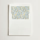 "Yellow Ditsy Floral" - Slip-In Envelope Liners in Hydrangea by Paper Sun Studio - Liner in white envelope